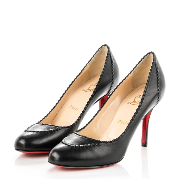Christian Louboutin Black Marpelissimo Pump 37.5 - Picture 3 of 8